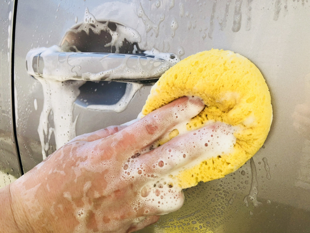 機械水洗い洗車