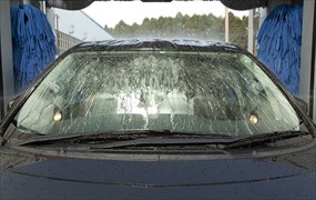 ガラスコート洗車